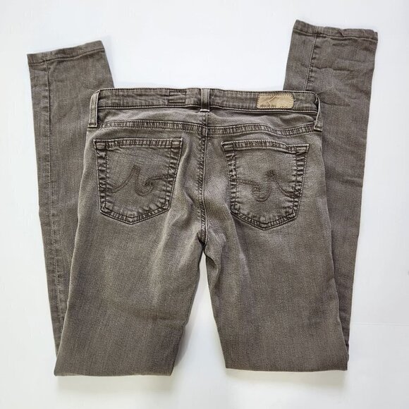 AG Adriano Goldschmied Legging Super Skinny Jeans 26 Sulfur Dark Espresso - Picture 4 of 7